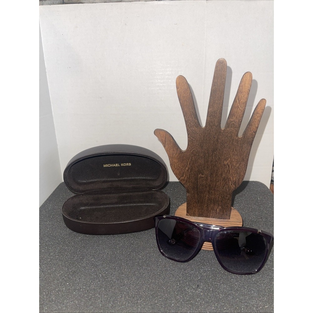 Michael Kors M2839S BETH SUNGLASSES W/ Case Purple Frame Trendy Classic Fashion